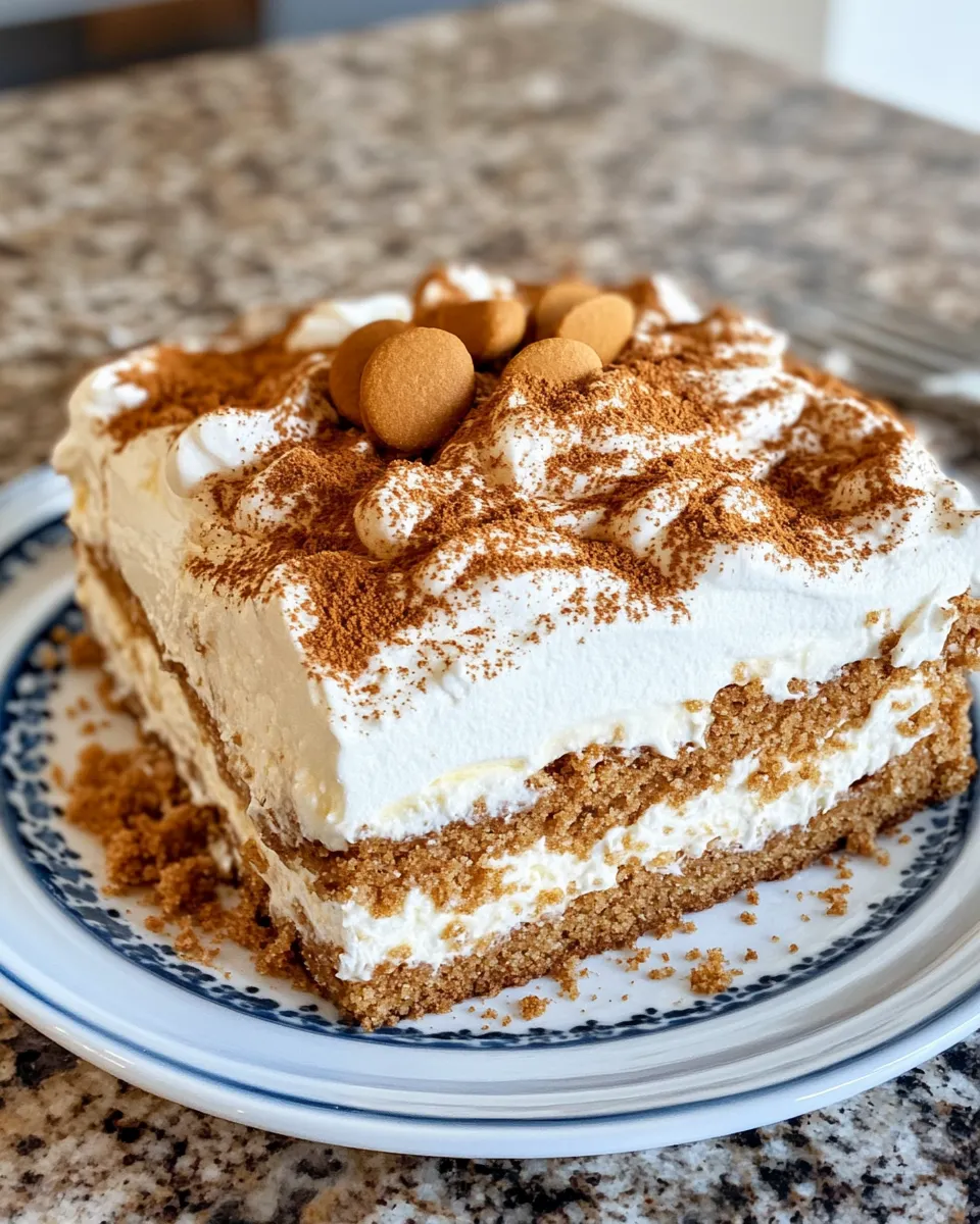 Easy Gingerbread Icebox Cake recipe photo