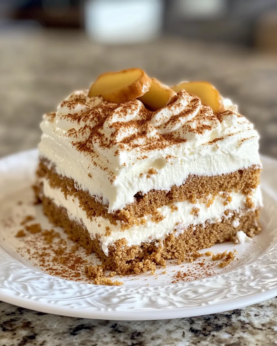 Delicious Gingerbread Icebox Cake dish photo