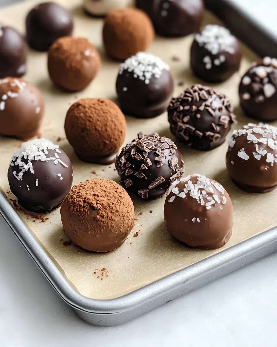 Easy Gingerbread Truffles With Cocoa food shot