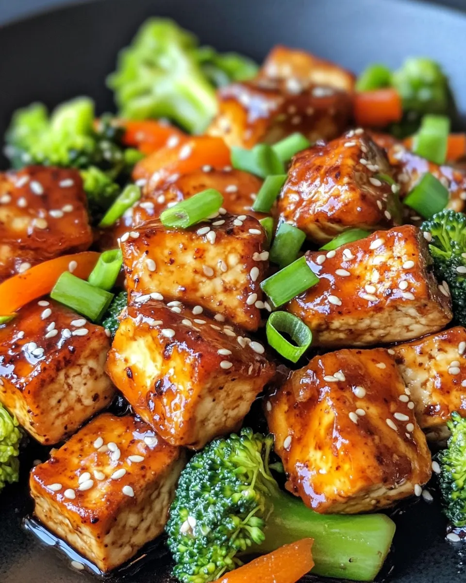 Easy Honey Garlic Tofu Stir-Fry recipe photo