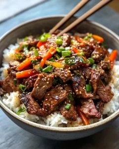 Homemade Korean Bulgogi Beef Rice Bowls photo