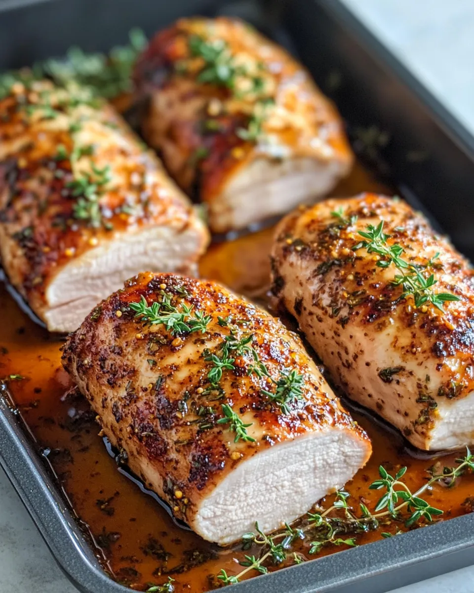 Homemade Maple Dijon Turkey Tenderloin photo