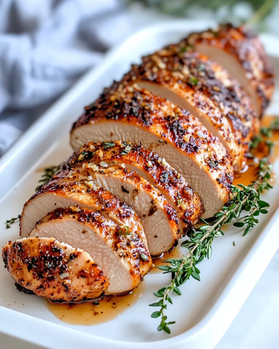 Classic Maple Dijon Turkey Tenderloin recipe image