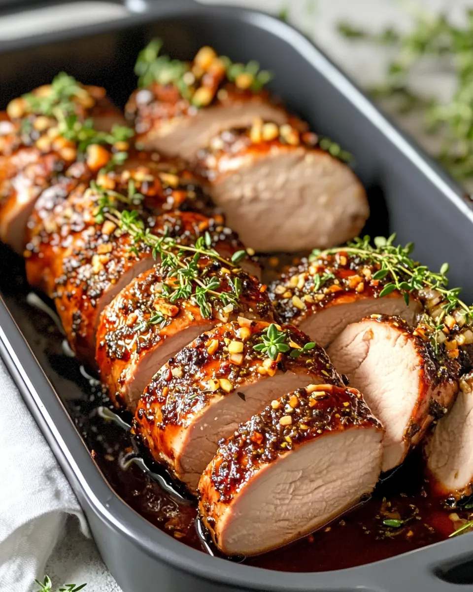 Easy Maple Dijon Turkey Tenderloin dish photo