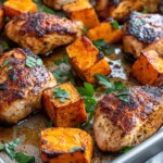 Homemade Maple Glazed Chicken And Sweet Potatoes photo