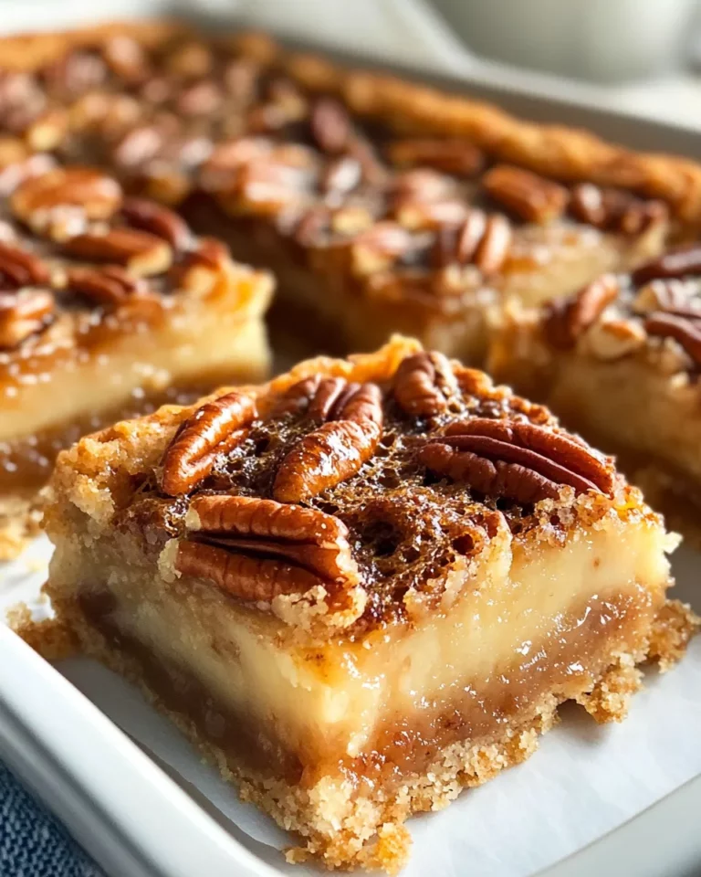 Homemade Maple Pecan Pie Bars photo