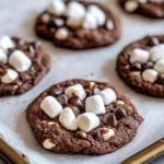 Homemade Marshmallow Hot Cocoa Cookies photo