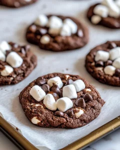 Homemade Marshmallow Hot Cocoa Cookies photo