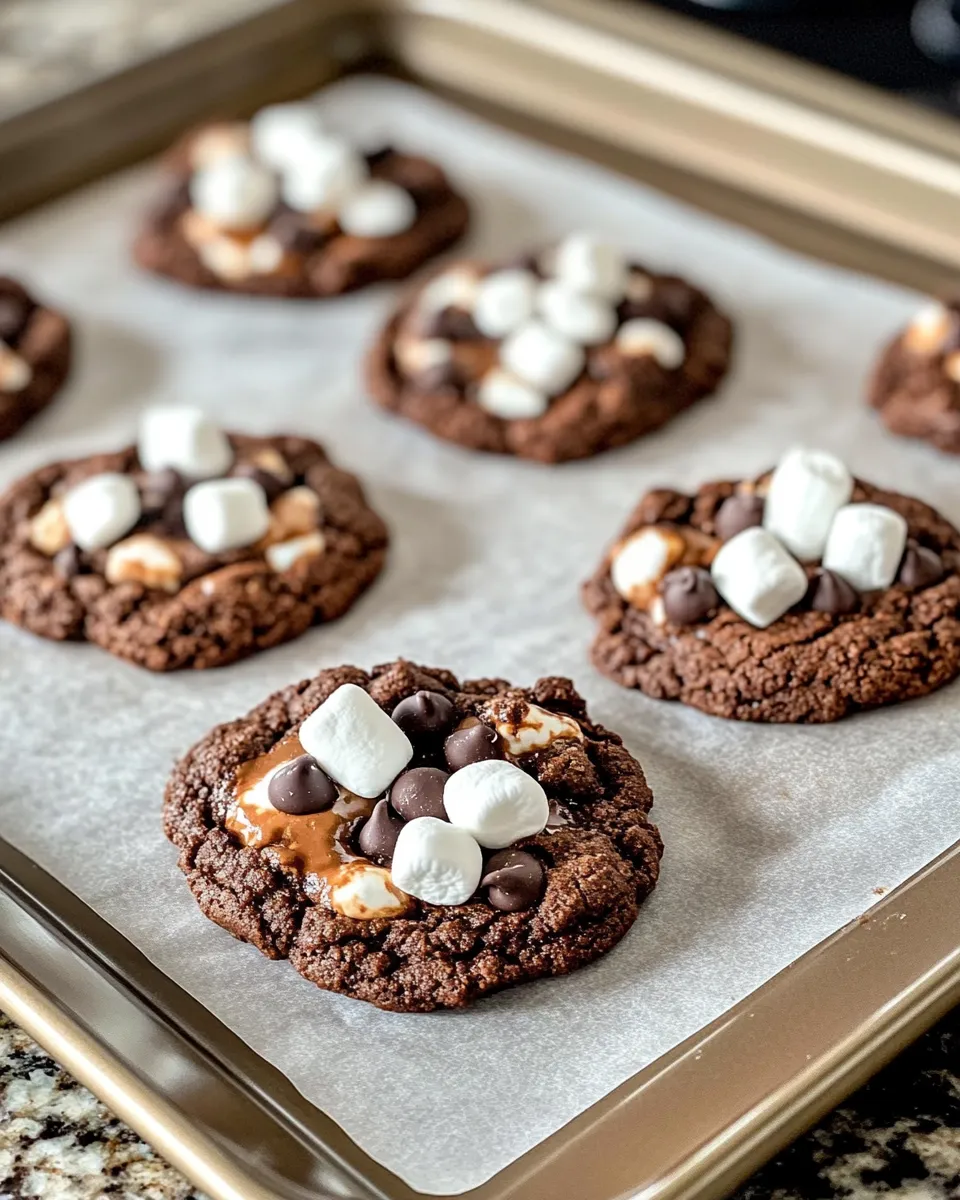 Delicious Marshmallow Hot Cocoa Cookies dish photo
