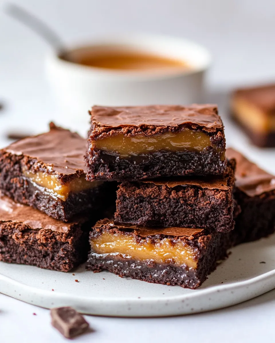 Classic Miso Caramel Brownies dish photo