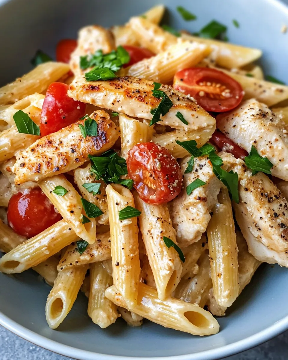 Delicious One-Pot Cajun Chicken Pasta plate image