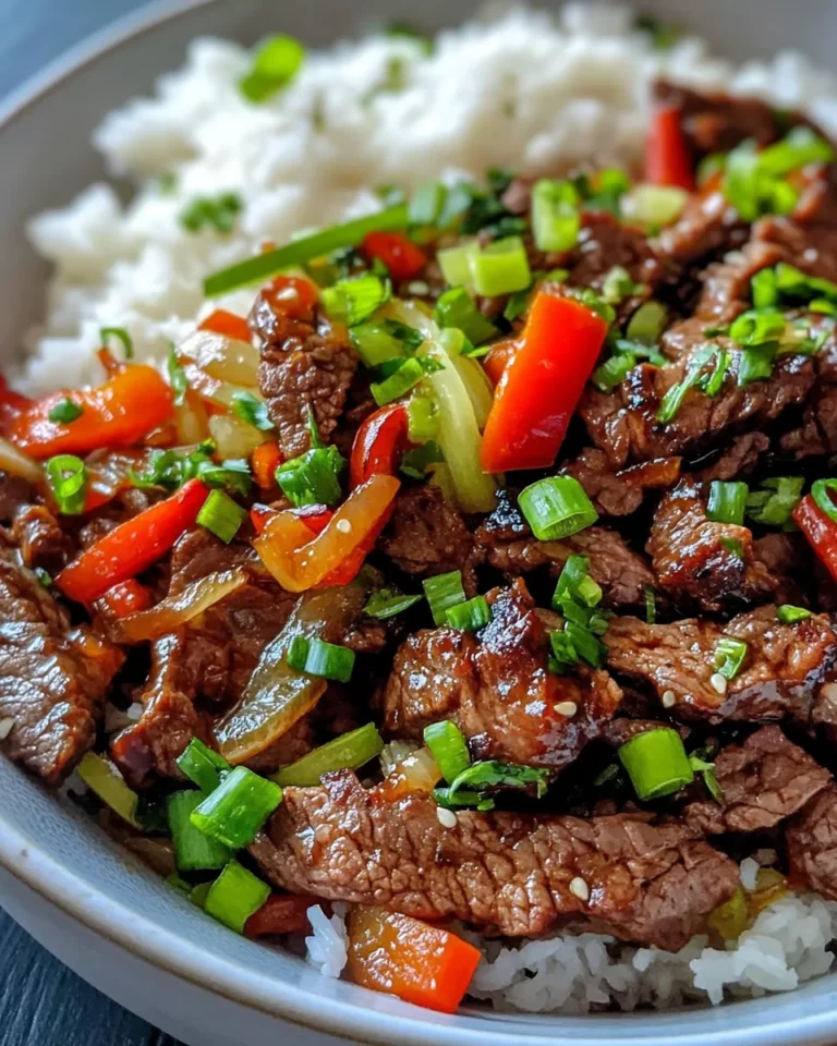 Homemade Pepper Steak With Onions photo