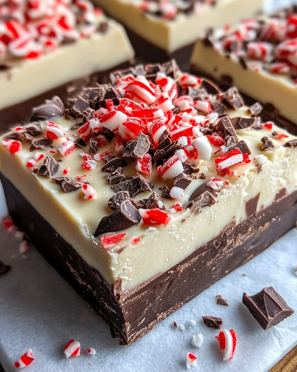 Delicious Peppermint Bark Fudge recipe photo