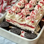 Homemade Peppermint Oreo Icebox Cake recipe photo