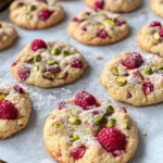 Delicious Raspberry Pistachio Shortbread Cookies photo