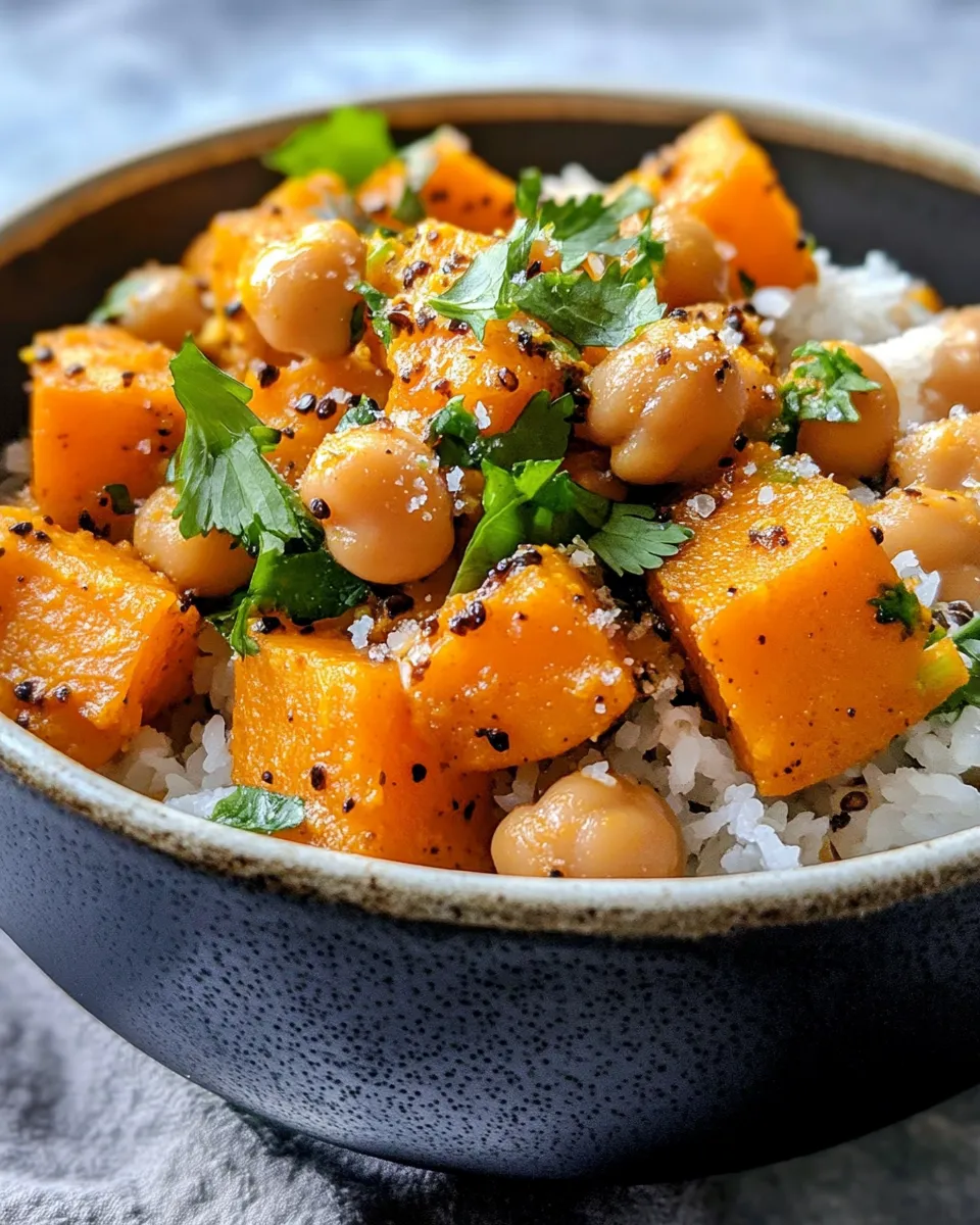 Delicious Roasted Butternut And Chickpea Curry image