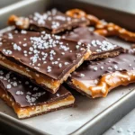 Homemade Salted Caramel Pretzel Bark photo