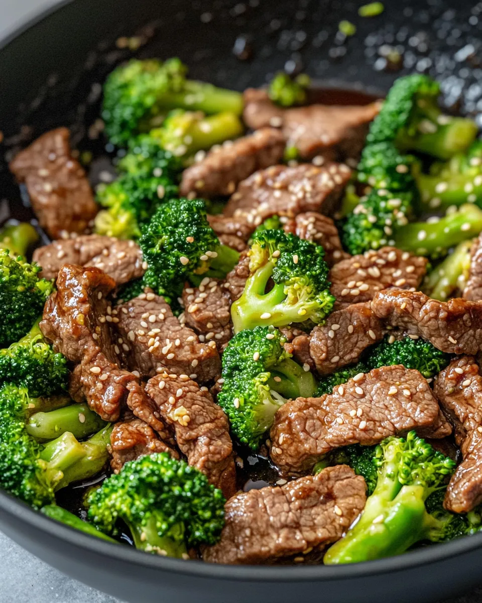 Homemade Sesame Beef And Broccoli Stir-Fry photo