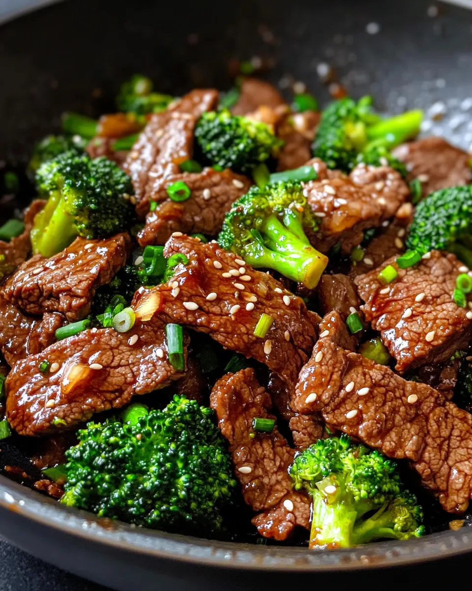 Classic Sesame Beef And Broccoli Stir-Fry recipe image