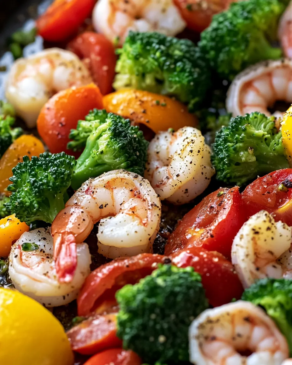Delicious Sheet-Pan Shrimp And Vegetables dish photo