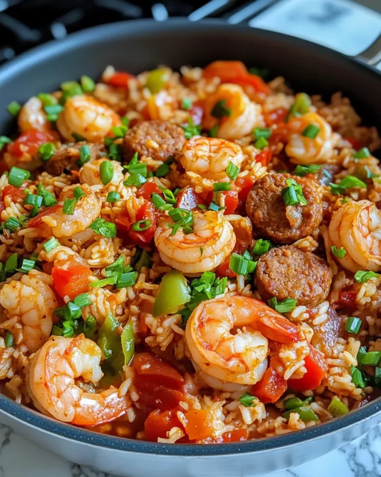 Homemade Shrimp And Turkey Sausage Jambalaya photo