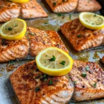 Homemade Smoky Paprika Roasted Salmon photo