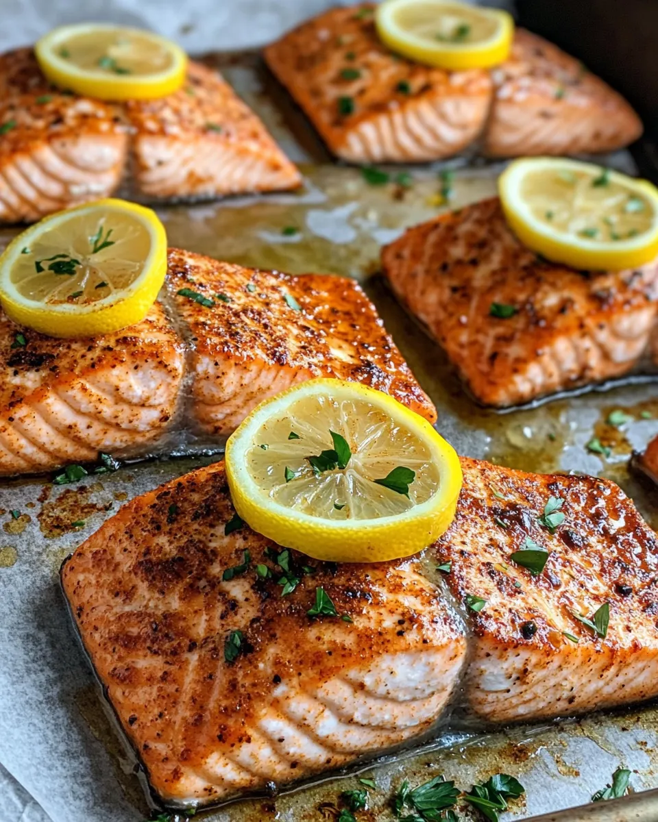 Homemade Smoky Paprika Roasted Salmon photo
