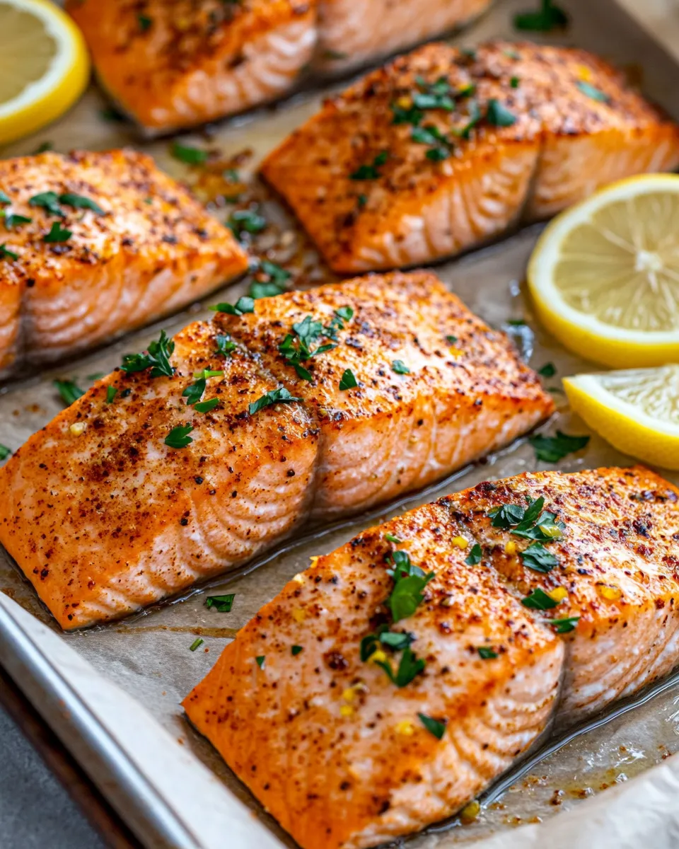 Easy Smoky Paprika Roasted Salmon recipe photo