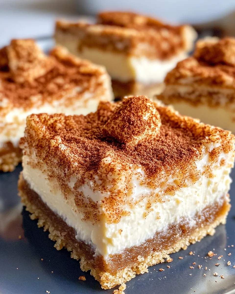 Easy Snickerdoodle Cheesecake Bars recipe photo