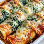 Homemade Spinach Ricotta Stuffed Cannelloni photo