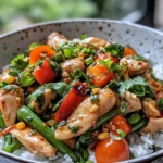 Homemade Thai Basil Chicken Stir-Fry photo