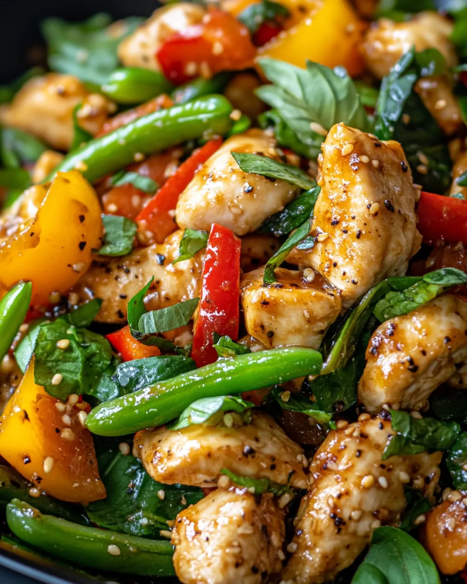 Classic Thai Basil Chicken Stir-Fry image