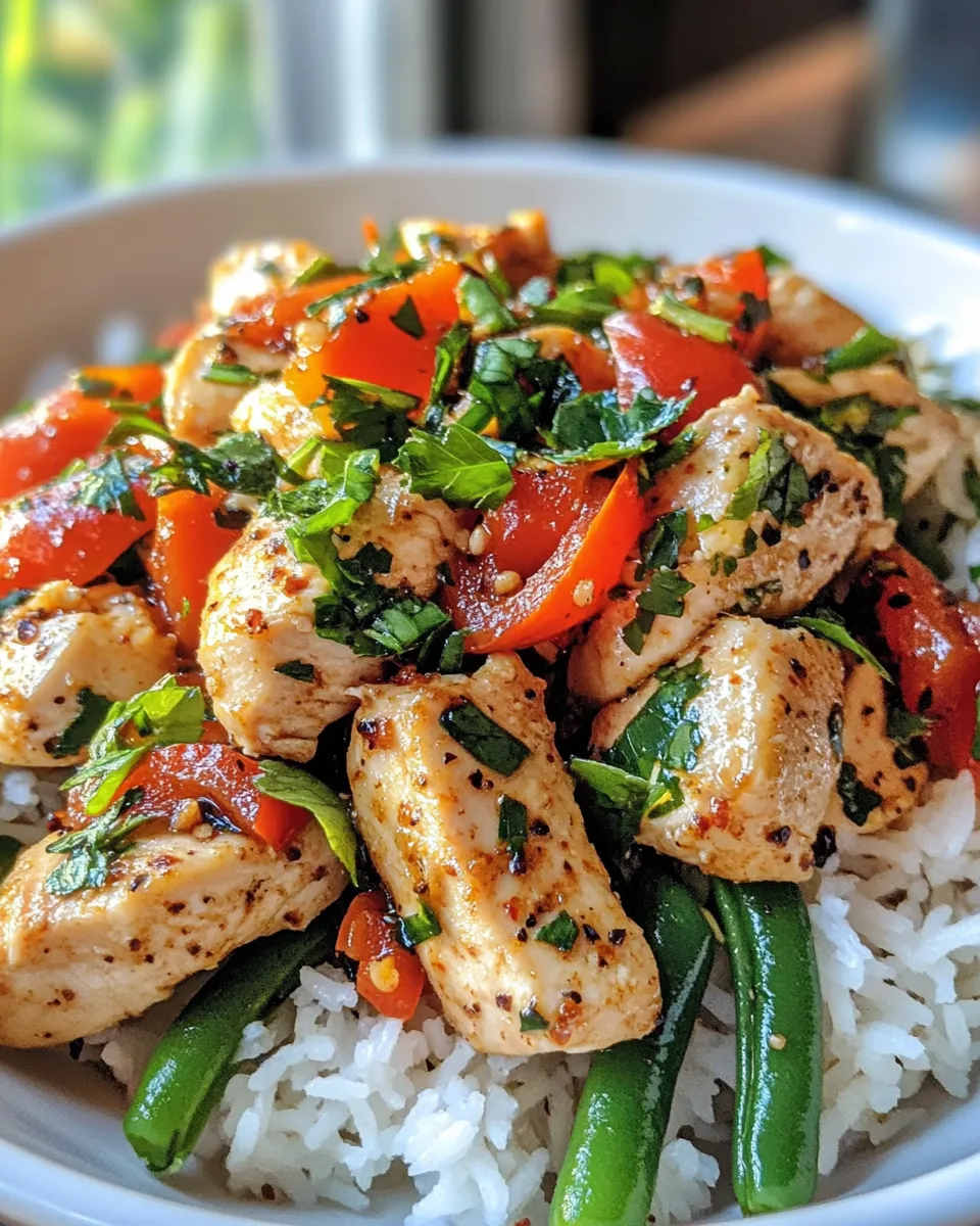 Easy Thai Basil Chicken Stir-Fry recipe photo