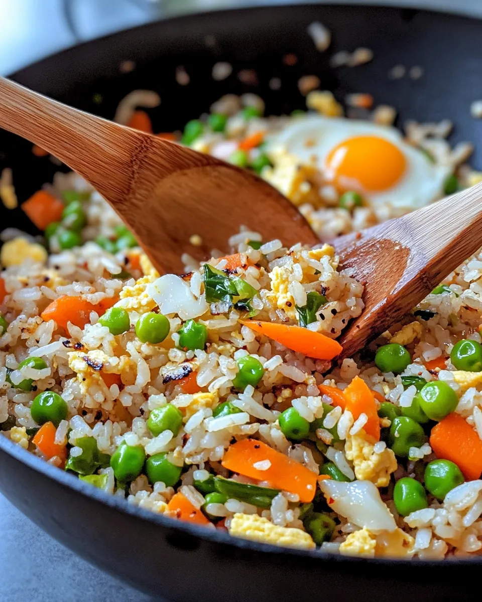 Homemade Veggie Fried Rice With Eggs photo