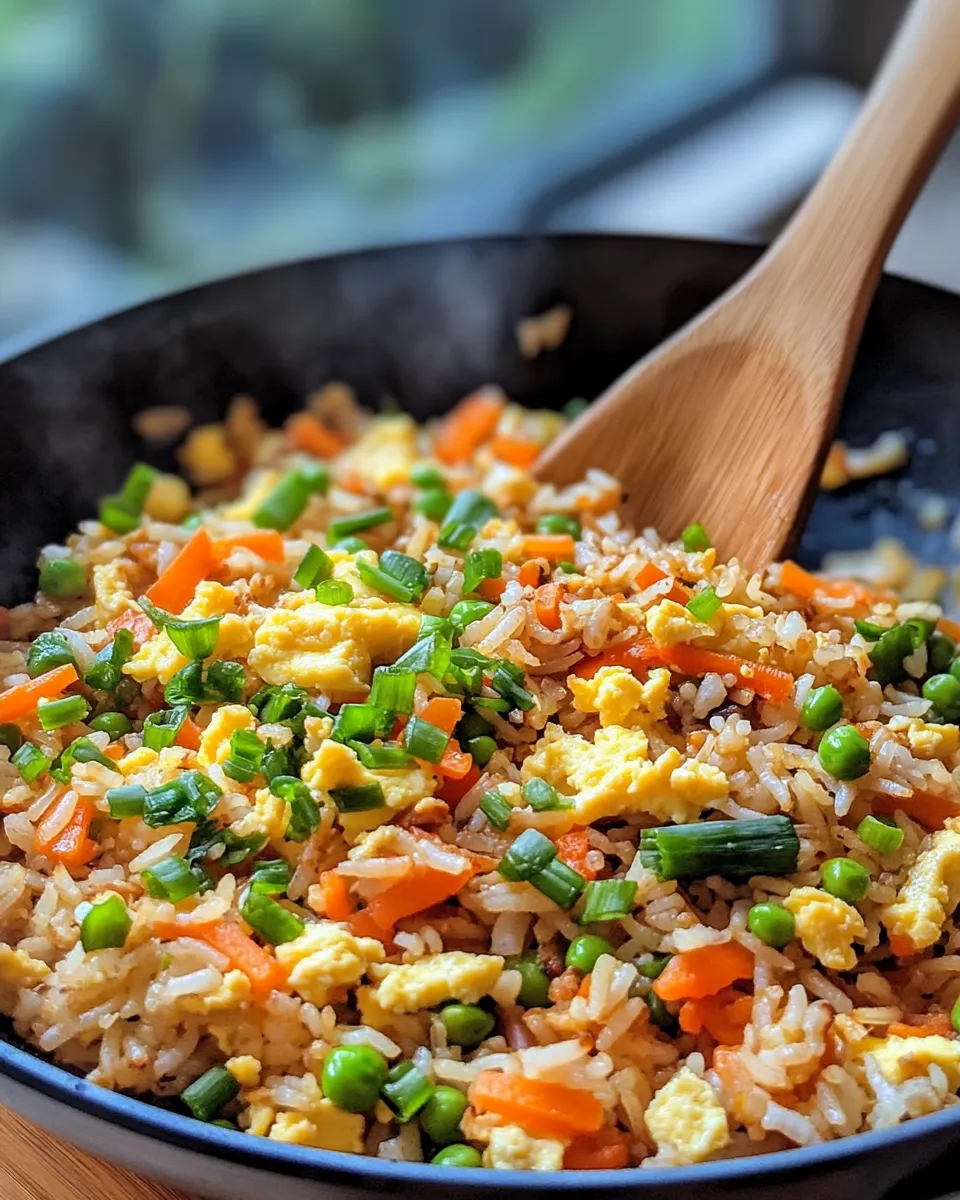 Easy Veggie Fried Rice With Eggs dish photo