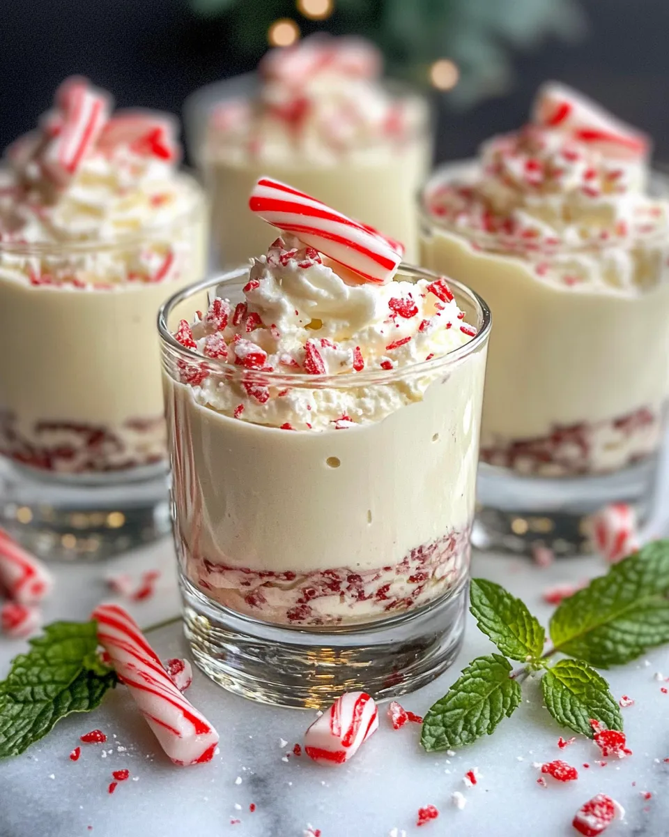 Classic White Chocolate Peppermint Mousse image