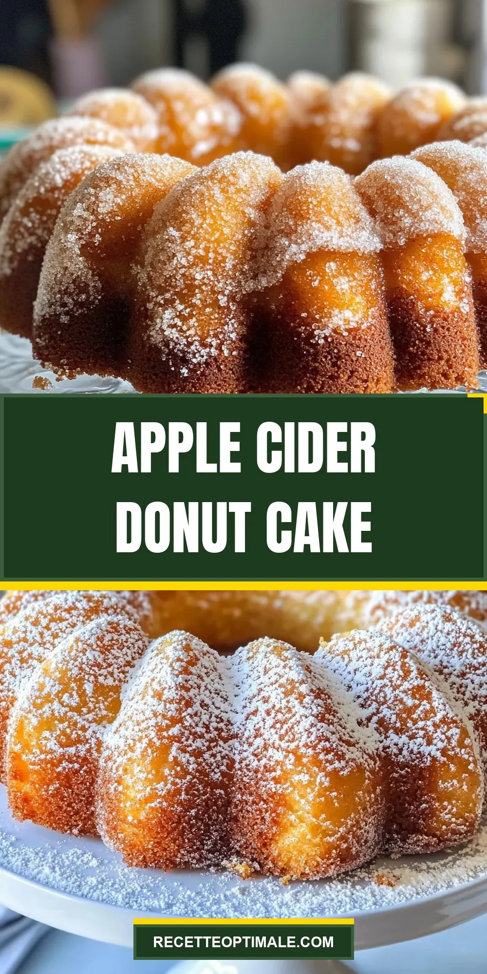 Irresistible Apple Cider Donut Cake