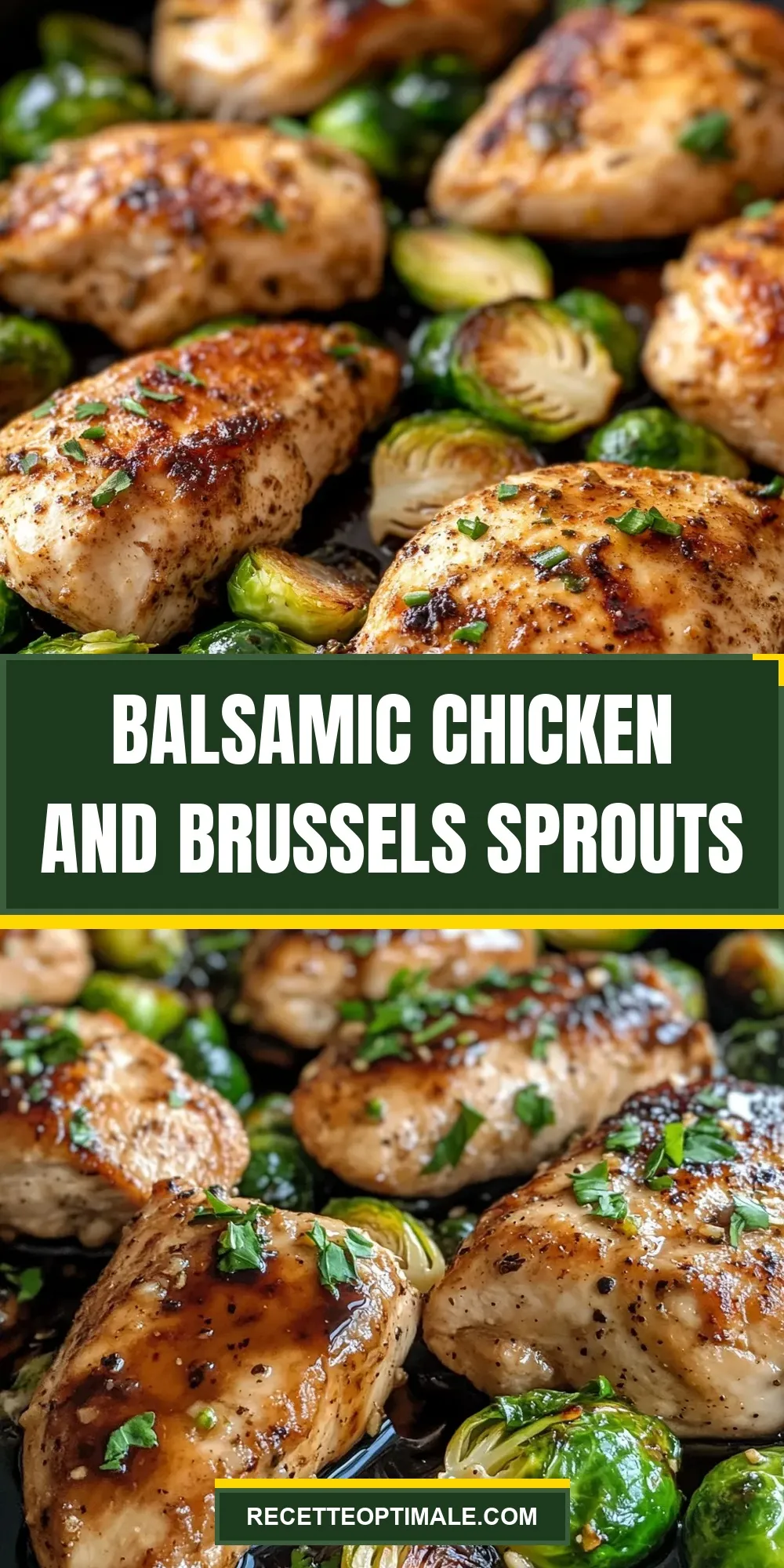 Healthy Balsamic Chicken And Brussels Sprouts