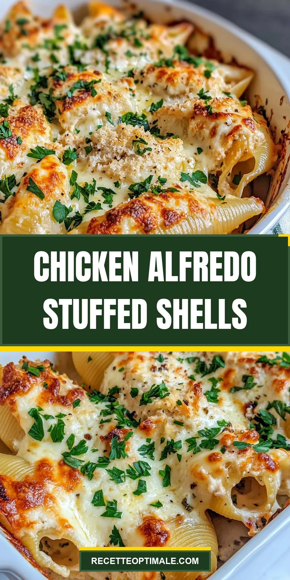 Chicken Alfredo Stuffed Shells Recipe