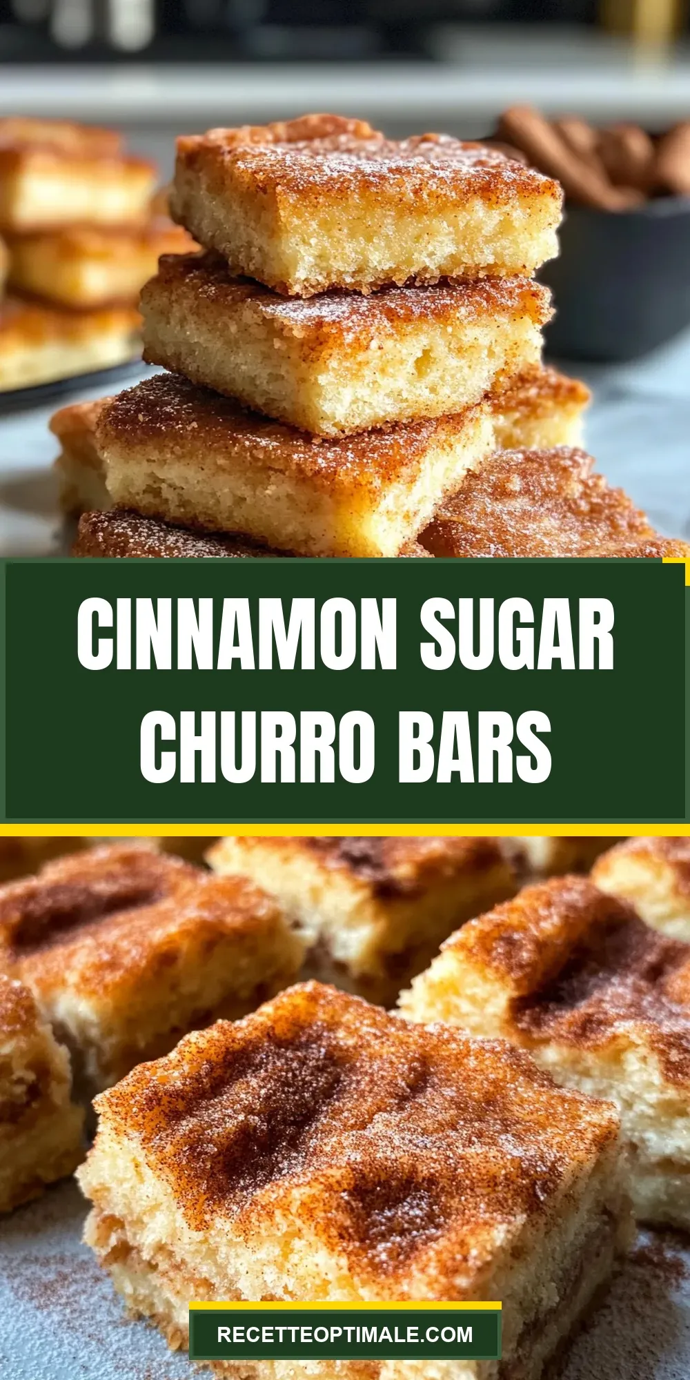 The Best Cinnamon Sugar Churro Bars Ever