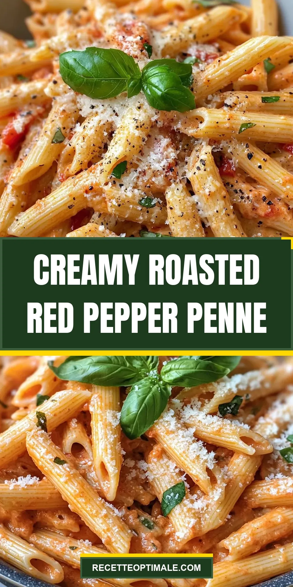 Creamy Roasted Red Pepper Penne Recipe