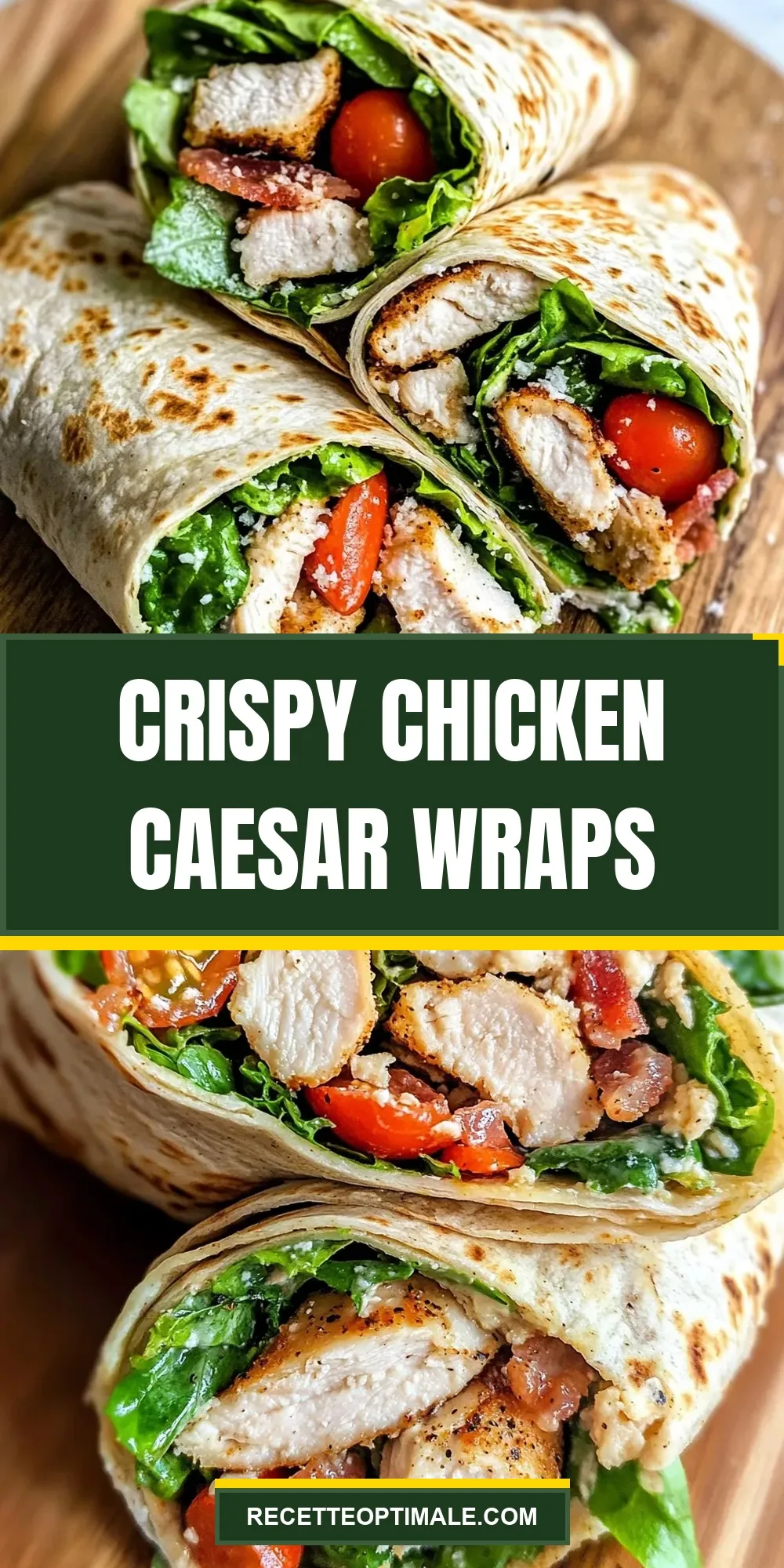 Easy Crispy Chicken Caesar Wraps Recipe