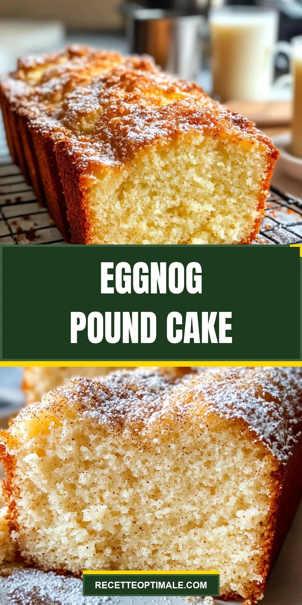 The Best Eggnog Pound Cake Ever