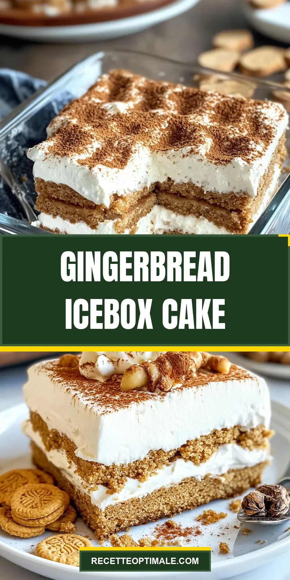 The Best Gingerbread Icebox Cake Ever