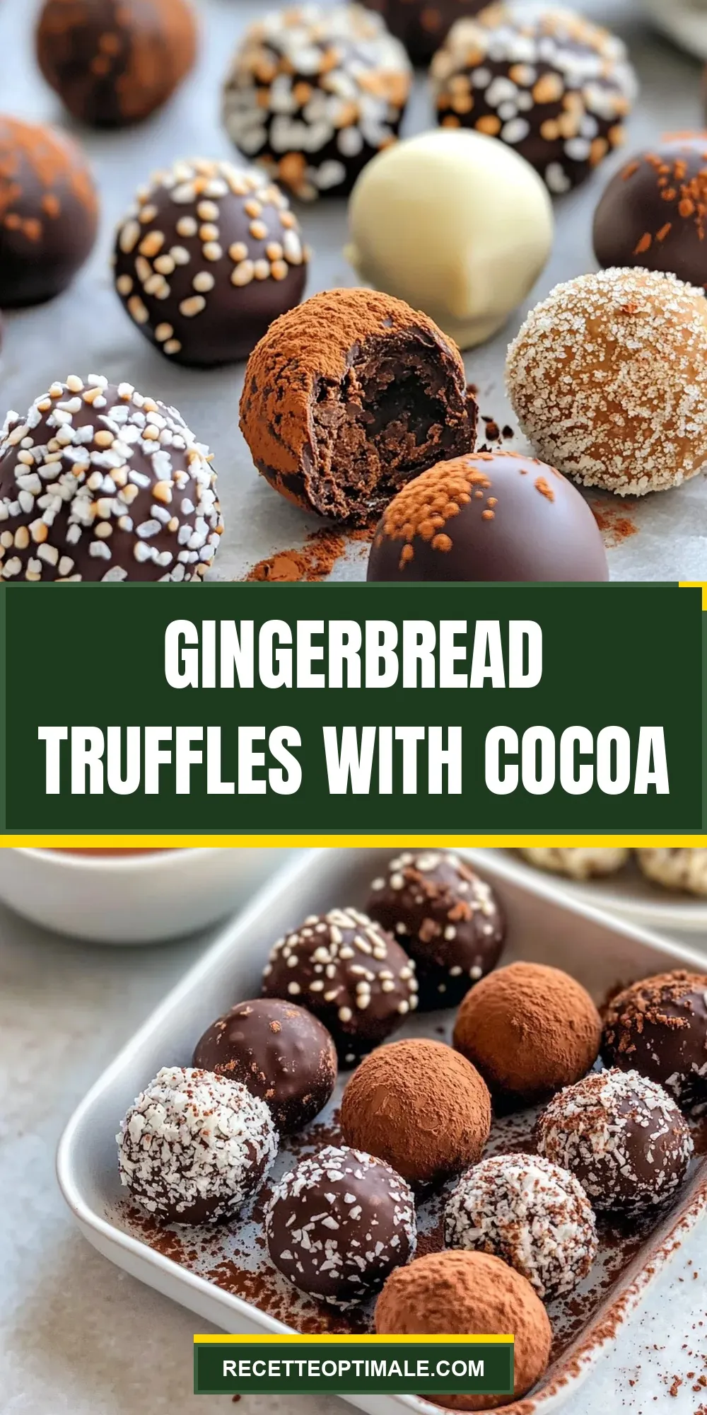 The Best Gingerbread Truffles With Cocoa Ever