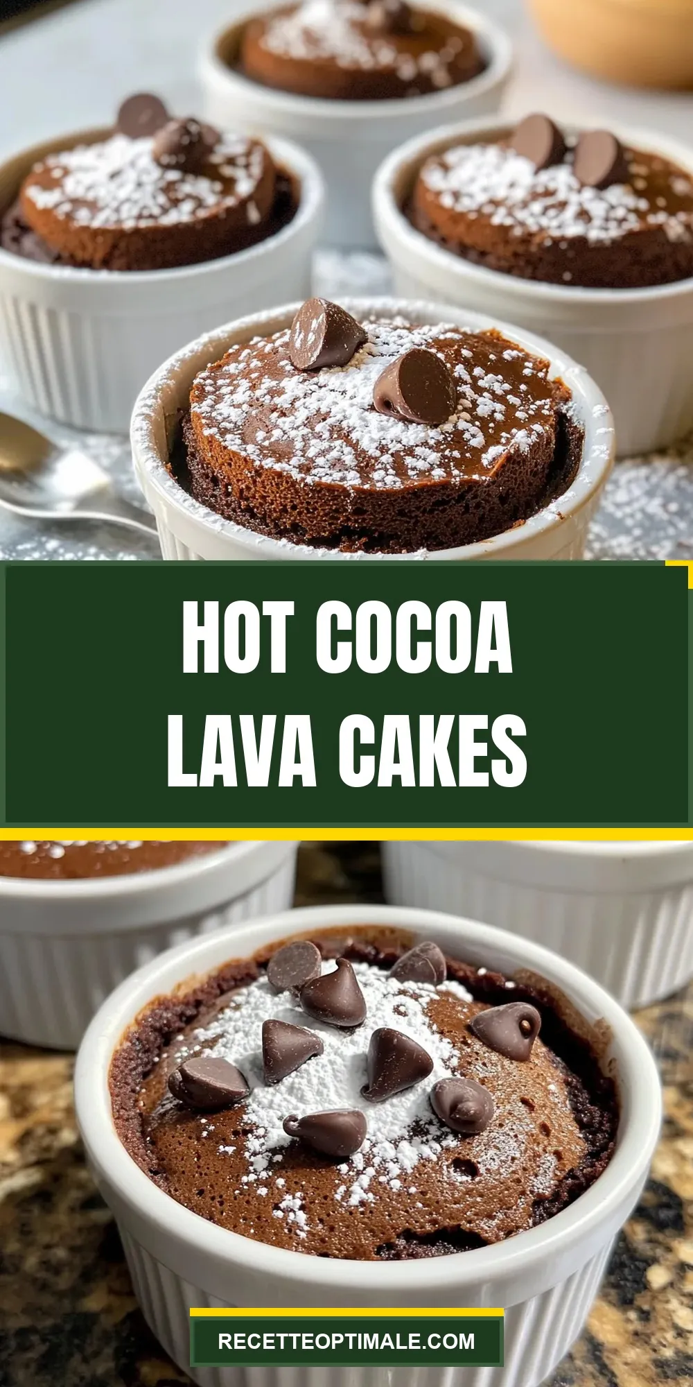 Easy Hot Cocoa Lava Cakes Recipe