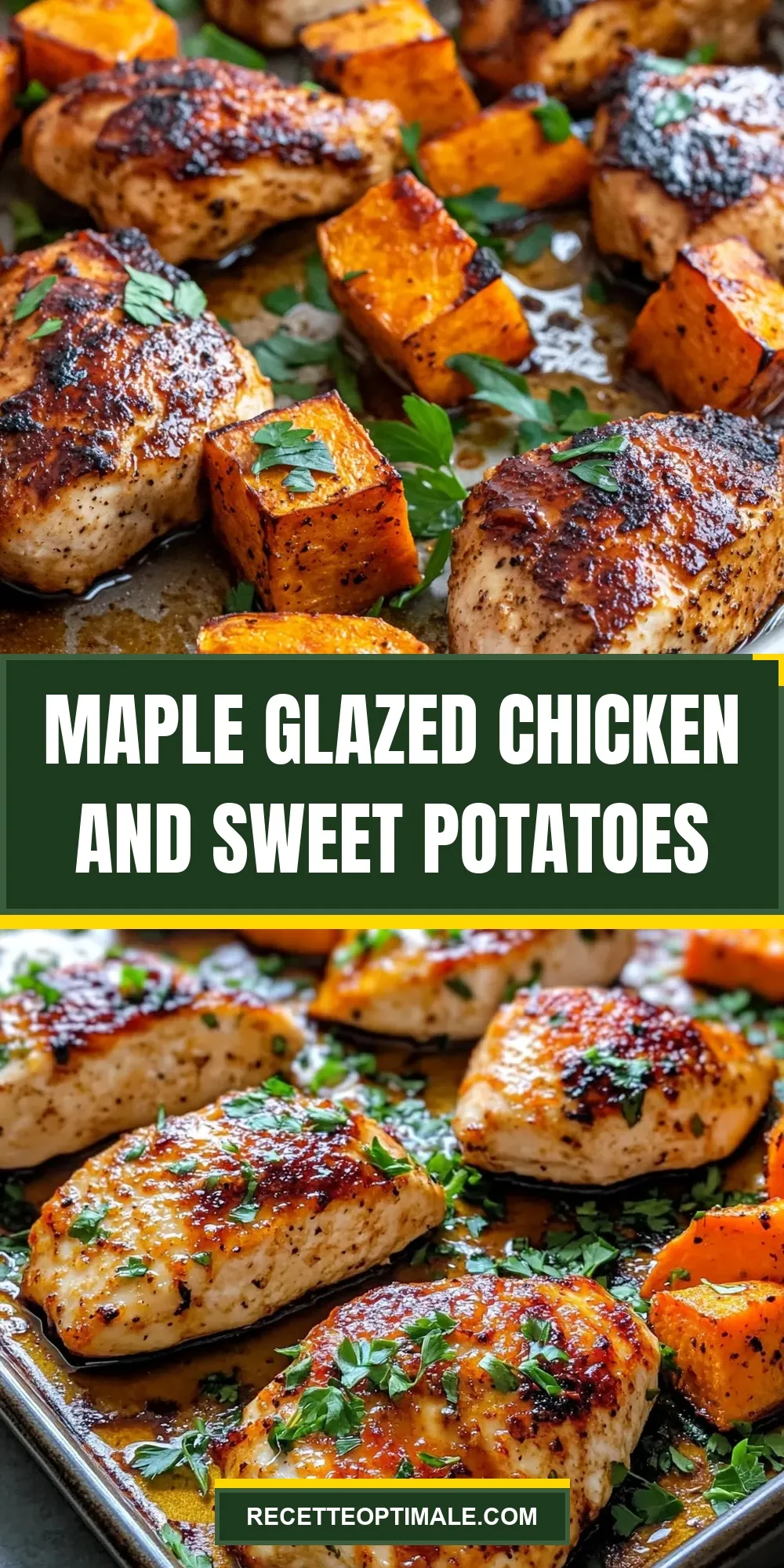 Maple Glazed Chicken And Sweet Potatoes Recipe