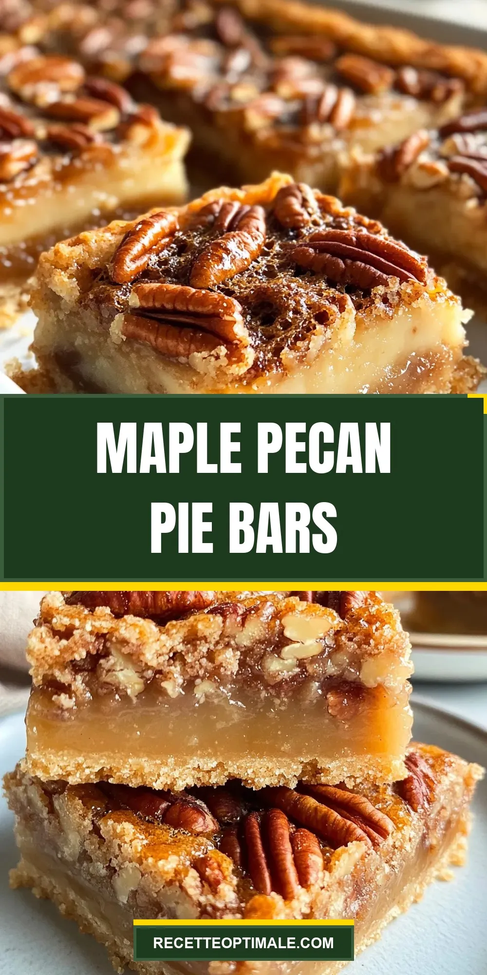 Easy Maple Pecan Pie Bars Recipe