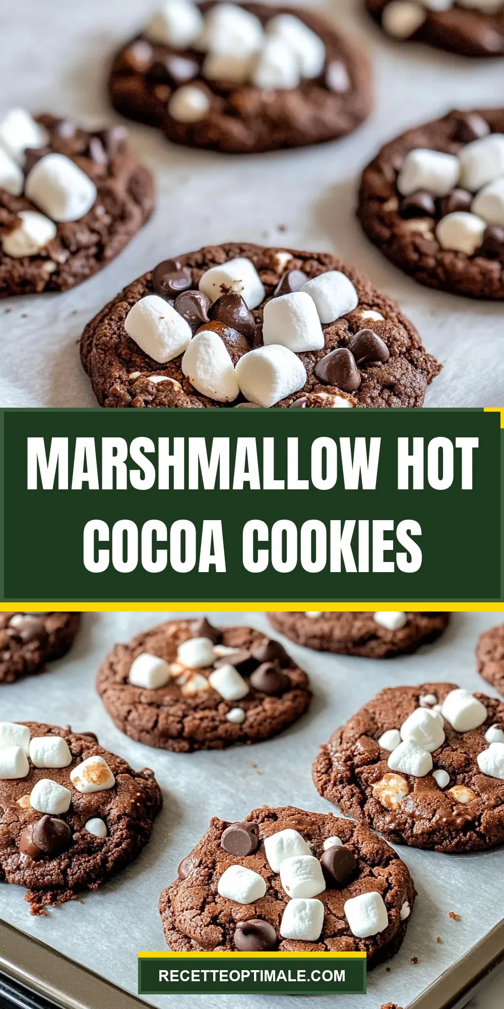 Tasty Marshmallow Hot Cocoa Cookies