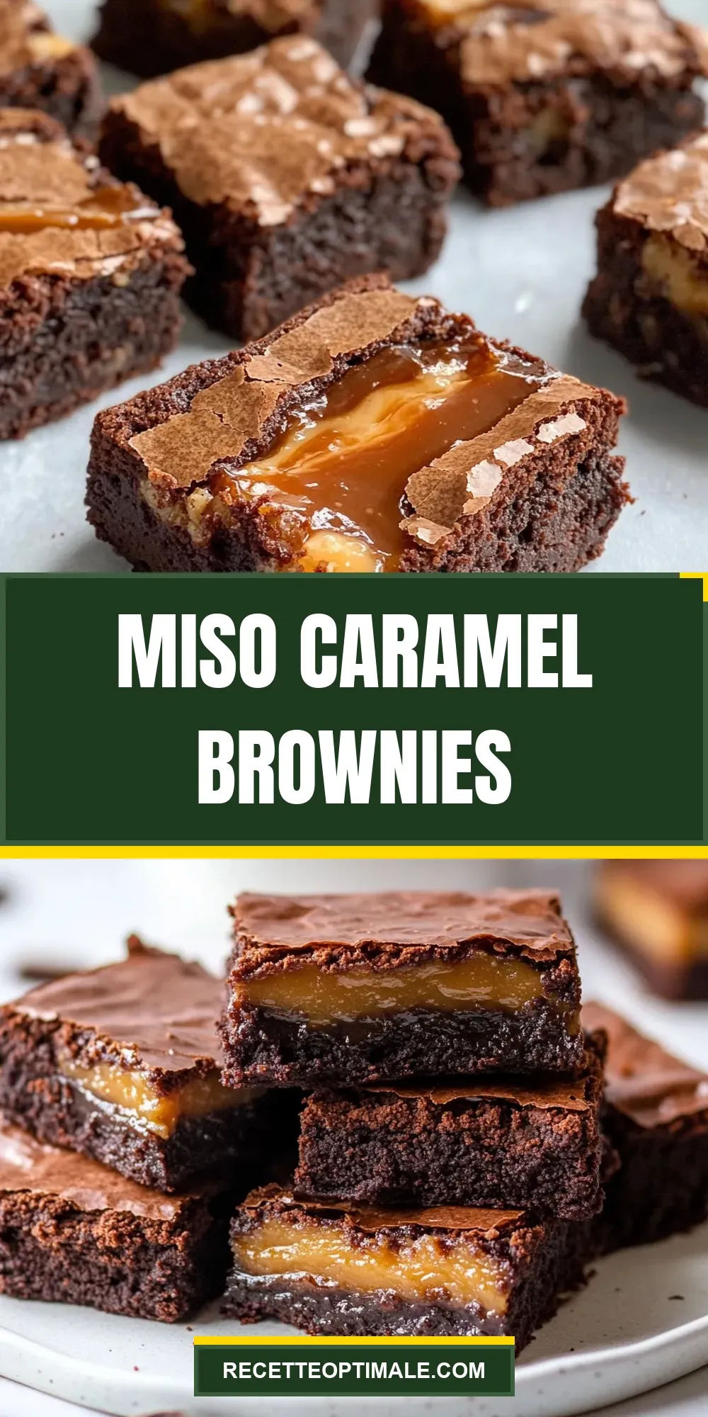 The Best Miso Caramel Brownies Ever